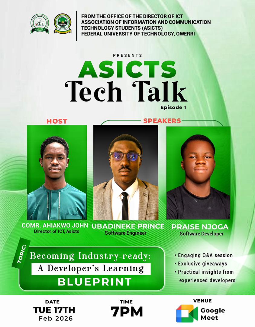 ASICTS TECH TALK EPISODE 1
